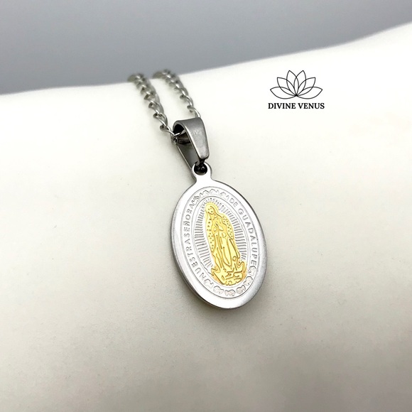Mother Mary Necklace | Stainless Steel - Picture 7 of 10
